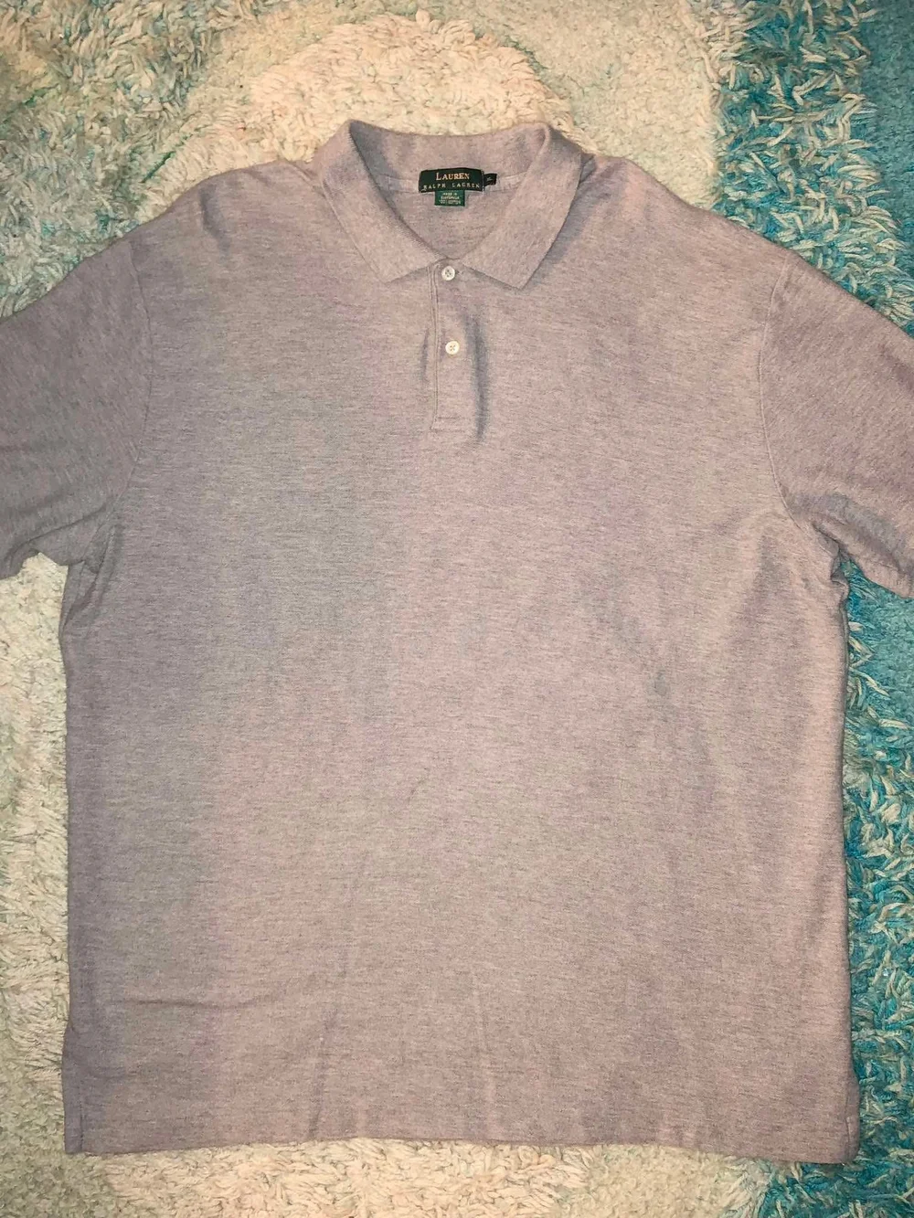 Ralph Lauren Heather Light Gray Polo Shirt